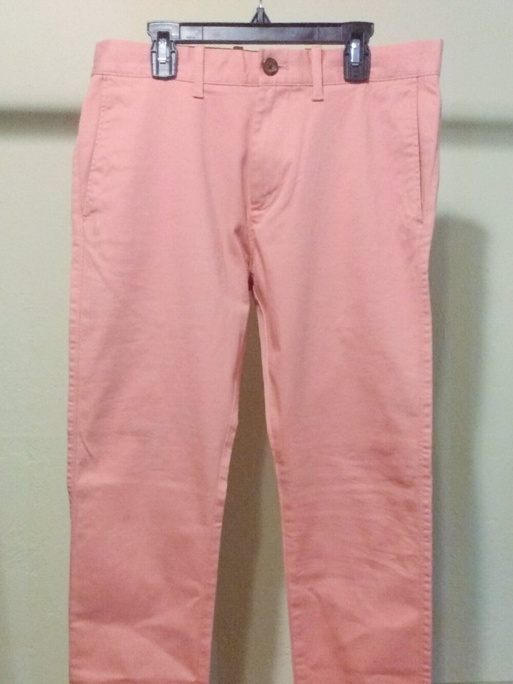 NEW J.Crew slim fit flex stretch chino pants - 29 x 30 - pink - H3167 (like 484)